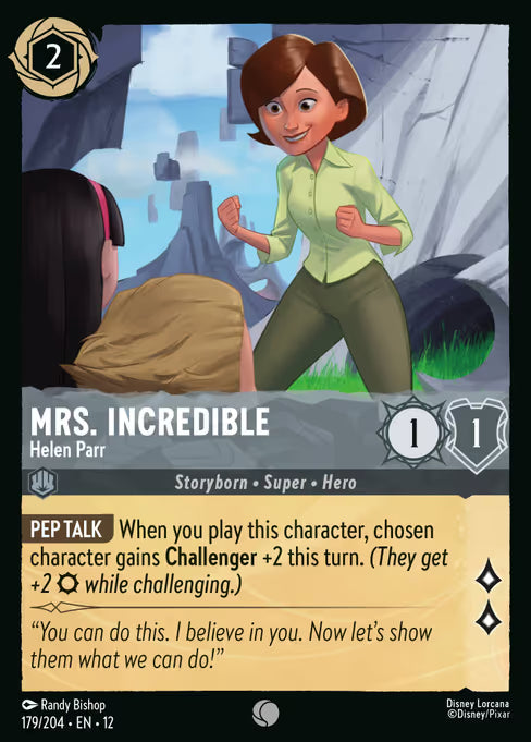 Mrs. Incredible - Helen Parr Disney Lorcana card