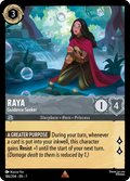 Raya - Guidance Seeker Disney Lorcana card