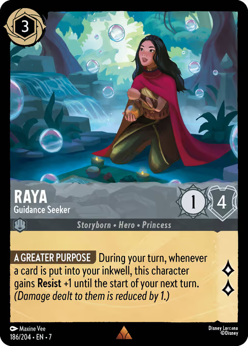 Raya - Guidance Seeker Disney Lorcana card