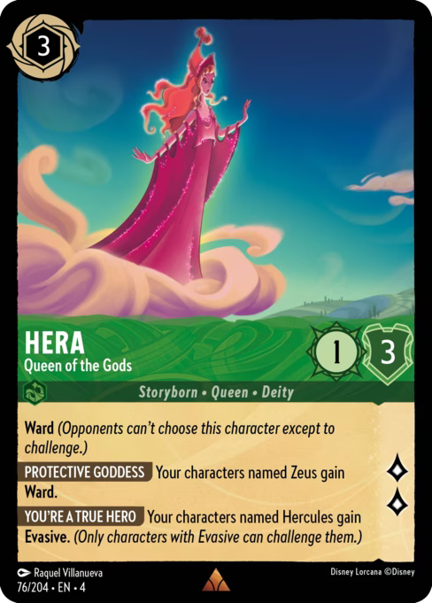 Hera - Queen of the Gods Disney Lorcana card