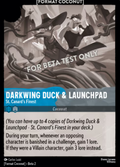Darkwing Duck & Launchpad - "St. Canard's Finest" Disney Lorcana card