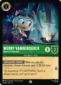 Webby Vanderquack - Mystery Enthusiast Disney Lorcana card