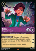 Ming Lee - Overprotective Parent Disney Lorcana card