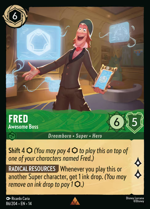 Fred - Awesome Boss Disney Lorcana card