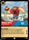 Beagle Boys - Small-Time Crooks Disney Lorcana card