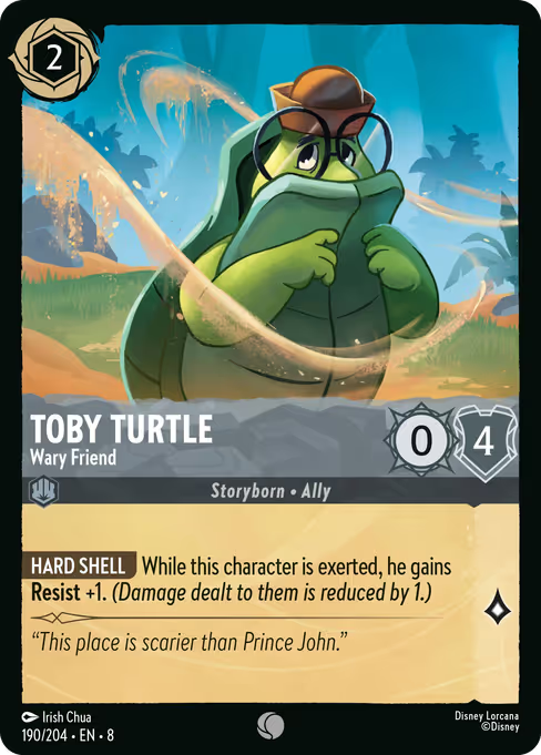 Toby Turtle - Wary Friend Disney Lorcana card
