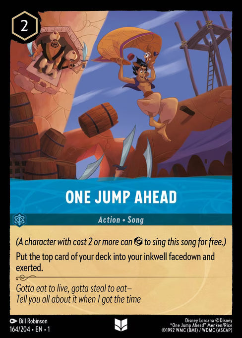 One Jump Ahead Disney Lorcana card