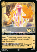 Zeus - Missing His Spark Disney Lorcana card