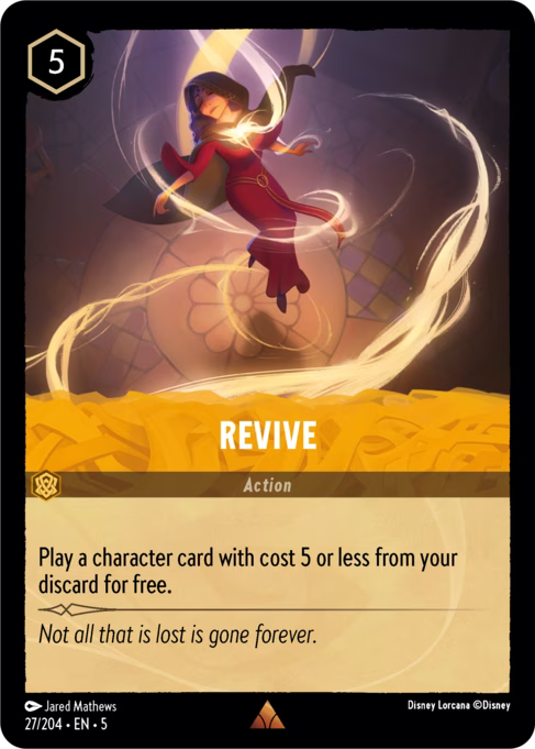 Revive Disney Lorcana card