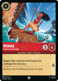 Moana - Undeterred Voyager Disney Lorcana card