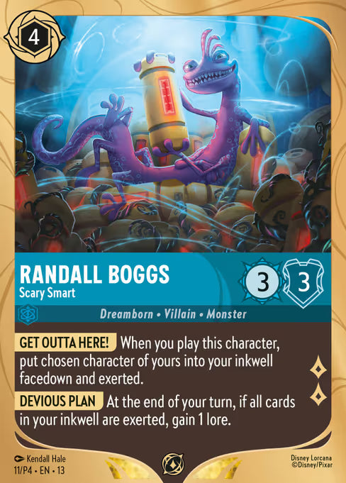 Randall Boggs - Scary Smart Disney Lorcana card