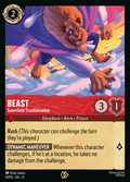 Beast - Snowfield Troublemaker Disney Lorcana card