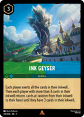 Ink Geyser Disney Lorcana card