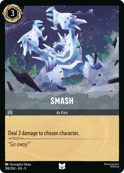 Smash Disney Lorcana card