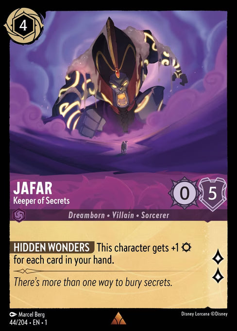 Jafar - Keeper of Secrets Disney Lorcana card