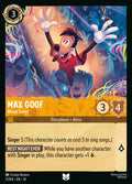 Max Goof - Music Lover Disney Lorcana card