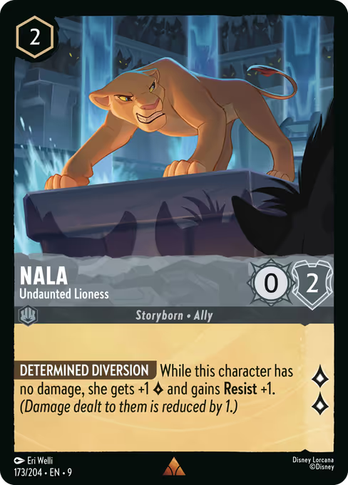 Nala - Undaunted Lioness Disney Lorcana card