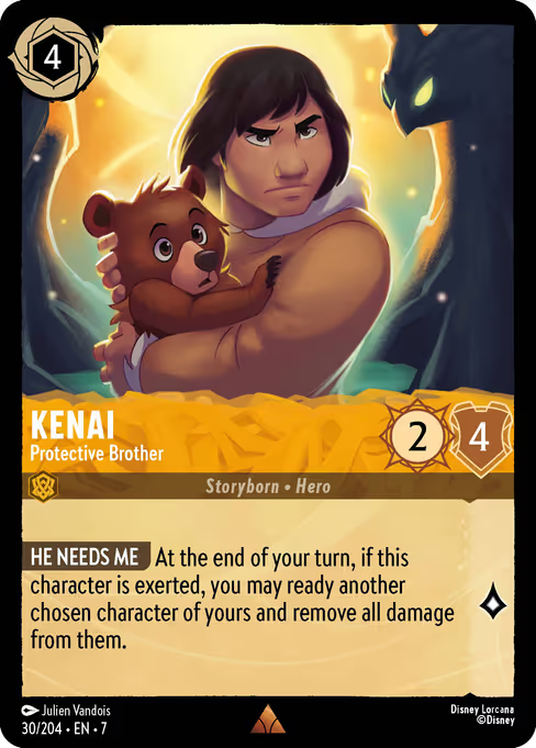 Kenai - Protective Brother Disney Lorcana card