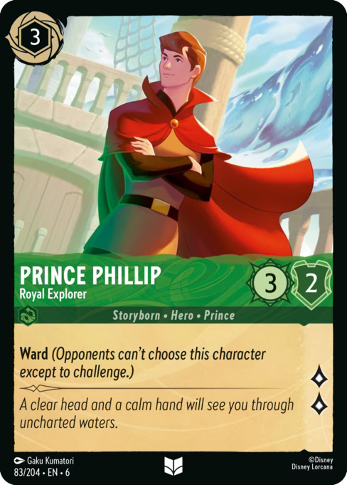 Prince Phillip - Royal Explorer Disney Lorcana card
