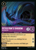 Peter Pan's Shadow - Not Sewn On Disney Lorcana card