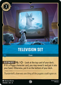Television Set Disney Lorcana card