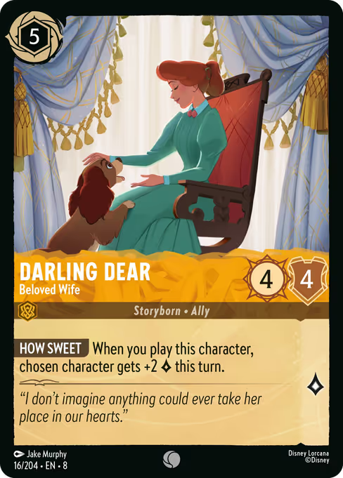 Darling Dear - Beloved Wife Disney Lorcana card