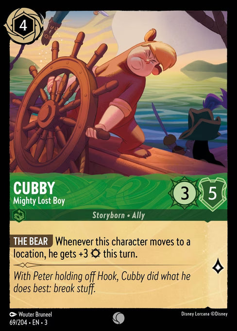 Cubby - Mighty Lost Boy Disney Lorcana card