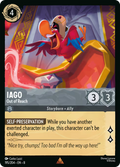 Iago - Out of Reach Disney Lorcana card