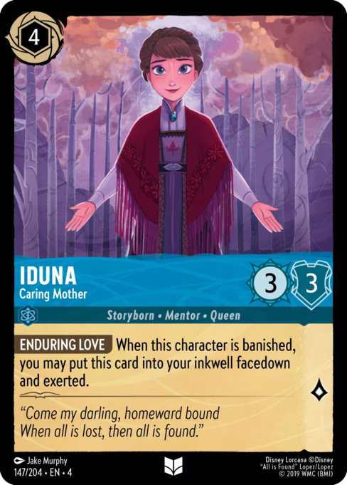 Iduna - Caring Mother Disney Lorcana card