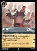 Sir Kay - Determined to Win Disney Lorcana card
