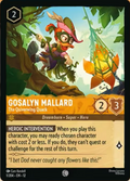 Gosalyn Mallard - The Quivering Quack Disney Lorcana card
