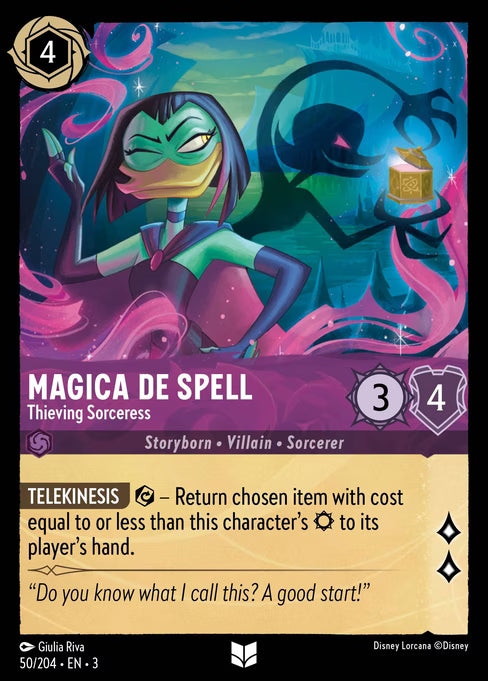 Magica De Spell - Thieving Sorceress Disney Lorcana card