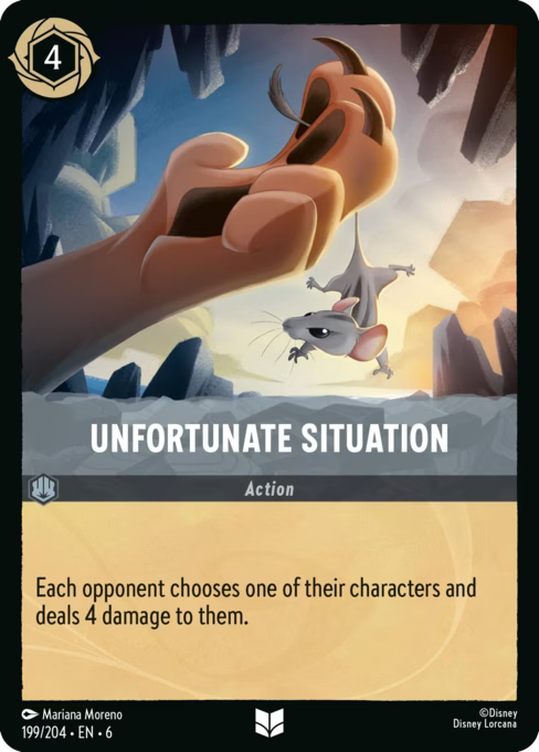 Unfortunate Situation Disney Lorcana card