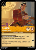 Gaston - Despicable Dealer Disney Lorcana card