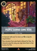 People Gonna Come Here Disney Lorcana card