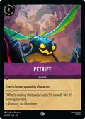 Petrify Disney Lorcana card