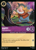 Happy - Joyful Adventurer Disney Lorcana card