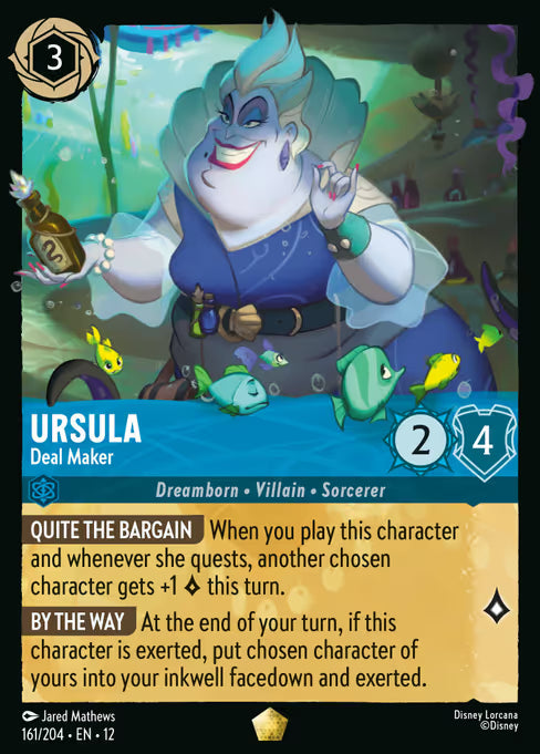 Ursula - Deal Maker Disney Lorcana card