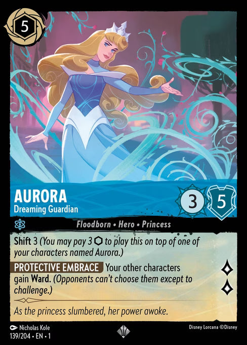 Aurora - Dreaming Guardian Disney Lorcana card