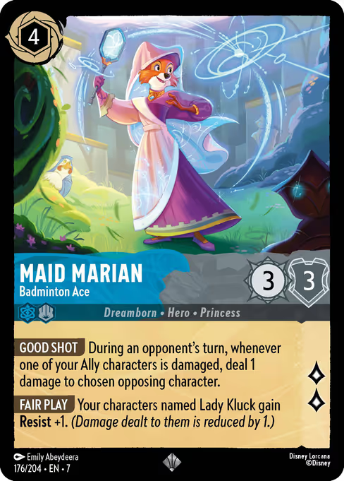 Maid Marian - Badminton Ace Disney Lorcana card