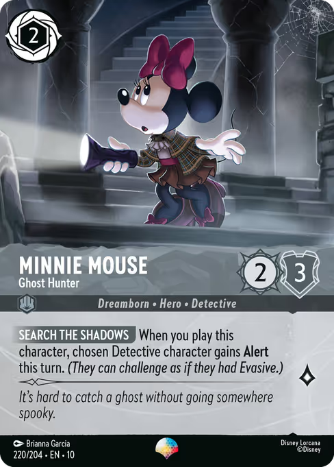 Minnie Mouse - Ghost Hunter Disney Lorcana card