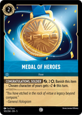 Medal of Heroes Disney Lorcana card