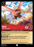 Maui - Soaring Demigod Disney Lorcana card