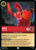 Ares - God of War Disney Lorcana card