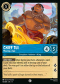 Chief Tui - Weaving a Tale Disney Lorcana card