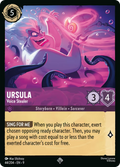 Ursula - Voice Stealer Disney Lorcana card