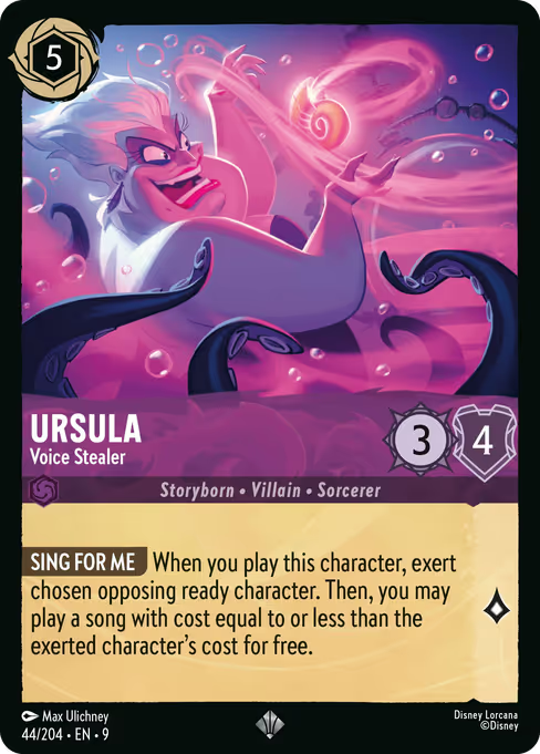Ursula - Voice Stealer Disney Lorcana card