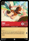 Toby - Dogged Companion Disney Lorcana card