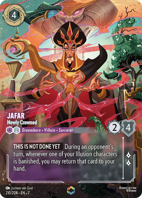 Jafar - Newly Crowned Disney Lorcana card