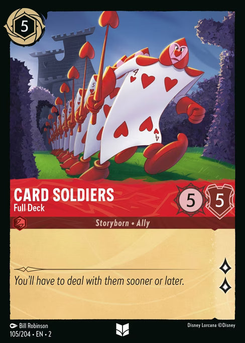 Card Soldiers - Full Deck Disney Lorcana card